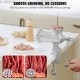 Buy Cast Iron Manual Meat Grinder Hand Crank Mincer 2 Grinding Plates 5 and 8 mm Sausage Pusher Firm Fixation by Clamp for Home Butcher Shop