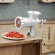 Buy Cast Iron Manual Meat Grinder Hand Crank Mincer 2 Grinding Plates 5 and 8 mm Sausage Pusher Firm Fixation by Clamp for Home Butcher Shop