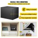 Buy Fingerprint Safe Box 22L Home Anti-Theft Safe Box 34.5 x 24.5 x 21 cm Fingerprint Password Key WiFi Open Home Office Hotel Safe Box