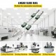 Buy 2pcs Shaft Slide Linear Guide Bearing HSR20-1700mm Linear Rail Bearings Linear Bearing Rail with 4pcs Blocks