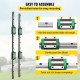 Buy 2pcs Shaft Slide Linear Guide Bearing HSR20-1700mm Linear Rail Bearings Linear Bearing Rail with 4pcs Blocks