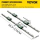 Buy 2pcs Shaft Slide Linear Guide Bearing HSR20-1700mm Linear Rail Bearings Linear Bearing Rail with 4pcs Blocks