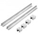 Buy Linear Guide 2 X 500mm SBR16 4PCS SBR16UU Block For Cnc Machines Suitable For DIY Routers Mills And Lathes Widely