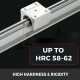 Buy Linear Guide 2 X 500mm SBR16 4PCS SBR16UU Block For Cnc Machines Suitable For DIY Routers Mills And Lathes Widely