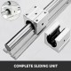 Comprar Guia linear 2x500mm sbr16 4 peças sbr16uu bloco para máquinas cnc adequado para roteadores diy, fresas e tornos amplamente