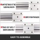 Buy Linear Guide 2 X 500mm SBR16 4PCS SBR16UU Block For Cnc Machines Suitable For DIY Routers Mills And Lathes Widely