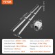 Carriles de Deslizamiento Lineal y Bloques, 2 Piezas de Ejes SBR20 y 4 Bloques de Cojinete SBR20UU Juego de Guías de Rodamiento Lineal, 1500mm Guías Lineales para Maquinaria de Automatización