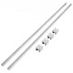 Buy SBR20 Linear Guide Rails 1800mm 2PCS Linear Rail 1800m 4PCS SBR20UU Bearing Block Linear Bearing Slide Kit for CNC Automated Machines Milling Lathes 3D Printer