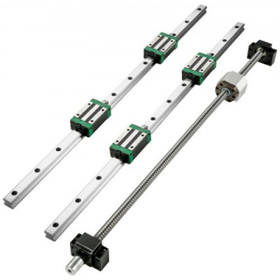 Carril Guía Lineal HGR20-1000mm Recorrido Carril de Deslizamiento Lineal HGR20-1000mm para Kit CNC Adecuado para Equipos Automáticos Equipos de Medición de Precisión