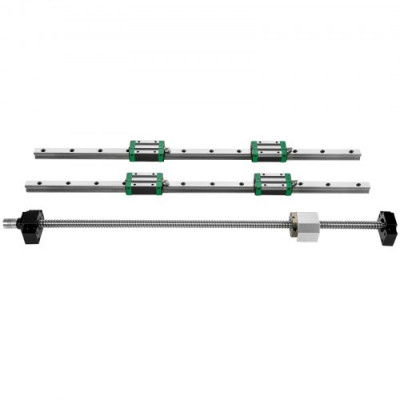 Carril Guía Lineal HGR20-1000mm Recorrido Carril de Deslizamiento Lineal HGR20-1000mm para Kit CNC Adecuado para Equipos Automáticos Equipos de Medición de Precisión