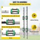 Carril Guía Lineal HGR20-1500mm Recorrido Carril de Deslizamiento Lineal Guías Lineales HGR20-1500mm para Kit CNC Adecuado para Equipos Automáticos, Equipos de Medición de Precisión