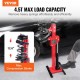 Buy Car Shock Absorber Spring Compressor Kit Compression Force 1T Stroke 320mm Spring Tensioner Hydraulic Cylinder 4.5T Foot Operation for Disassembling Suspension Spring