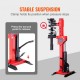 Buy Car Shock Absorber Spring Compressor Kit Compression Force 1T Stroke 320mm Spring Tensioner Hydraulic Cylinder 4.5T Foot Operation for Disassembling Suspension Spring