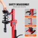 Buy Car Shock Absorber Spring Compressor Kit Compression Force 1T Stroke 320mm Spring Tensioner Hydraulic Cylinder 4.5T Foot Operation for Disassembling Suspension Spring