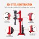 Buy Car Shock Absorber Spring Compressor Kit Compression Force 1T Stroke 320mm Spring Tensioner Hydraulic Cylinder 4.5T Foot Operation for Disassembling Suspension Spring