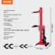 Buy Car Shock Absorber Spring Compressor Kit Compression Force 1T Stroke 320mm Spring Tensioner Hydraulic Cylinder 4.5T Foot Operation for Disassembling Suspension Spring