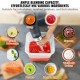 Buy Hand Blender 750W 660mm Heavy Duty Commercial Immersion Blender Variable Speed Stainless Steel Blade Versatile Portable Blender for Soup Smoothie Puree Baby Food