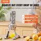 Buy Professional Manual Citrus Juicer Stainless Steel Lemon Squeezer with Long Lever Hand Fruit Press Detachable Part Dishwasher Safe for Limes Oranges Grapefruits