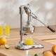 Buy Professional Manual Citrus Juicer Stainless Steel Lemon Squeezer with Long Lever Hand Fruit Press Detachable Part Dishwasher Safe for Limes Oranges Grapefruits