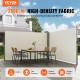 Buy Windproof Sun Shade Sail for Patio Garden Creamy White, Retractable Sun Awning, High Privacy Screen 180X600cm