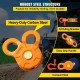 Koop Touw Snatch Block 2 Stuks Auto Lier Katrol 11T Laadvermogen Snatch Block Kit Koolstofstaal Hoge Compatibiliteit voor ATV UTV Tractor Truck