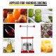 Buy Wine or Fruit Press 2 L Orange Juicer Stainless Steel Fruit and Wine Press 24 x 19 x 36.5 cm Wine Press Grapes Press