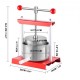 Buy Wine or Fruit Press 2 L Orange Juicer Stainless Steel Fruit and Wine Press 24 x 19 x 36.5 cm Wine Press Grapes Press