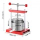 Buy Wine or Fruit Press 3.5 L Orange Juicer Stainless Steel Fruit and Wine Press 26 x 21 x 36.5 cm Wine Press Grapes Press