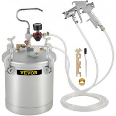VEVOR Pulverizador de Pintura 10l depósito de pintura 30psi sistema de pulverización de pintura soporte para pintar agua barnices superficies finas