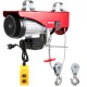 Buy Electric Hoist New 1500lbs Mini Electric Hoist Overhead Crane Garage Lifting Winch Remote Control