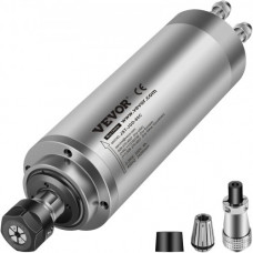 Motor de Husillo Refrigerado por Agua ER20 2,2 KW 220 V, Kit de Motor de Husillo para Fresadora de Grabado 400 Hz, Motor Refrigerado por Agua Velocidad de 8,000-24,000 R / min de Alta Precisión