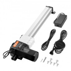 VEVOR Kit de actuador lineal, actuador de movimiento lineal de 330 mm, 24 V, actuador lineal de 14 mm/s, 220 lb/1000 N para levantar TV/mesa/sofá, protección IP44, adaptador de corriente incluido