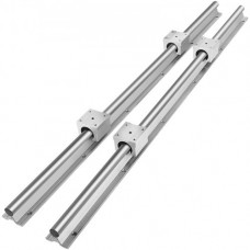 Guia Lineal Riel Lineal SBR20-1000mm 2 Guías Deslizantes Lineales con 4 Bloque SBR20UU