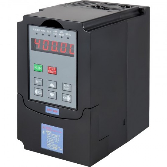 Comprar Inversor de frequência variável, conversor de frequência, 4HP 3KW 14A 220-250V preto, controlador de velocidade do motor, regulador de velocidade para motor, inversor de frequência