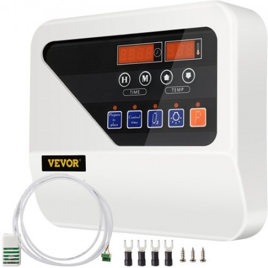 Comprar Controlador de Calentador de Sauna Externo 380-415 V,3-9 kW Controlador de Sauna de Sala en Casa Instalado en La Pared Controlador de Estufa de Calentador Eléctrico de Sauna para Sauna, Resort