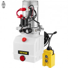 VEVOR Bomba Hidráulica Eléctrica para Elevador de Coches 4 L 12 V Simple Efecto