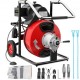 Buy 370W Electric Drain Blaster Machine 15m x 13mm Drain Pipe Cleaning Machine Professional Drain Pipe Unblocking Machine