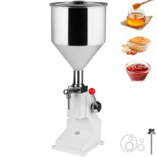 VEVOR Máquina de Llenado Manual 5~50ml de Acero Inoxidable Máquina de Llenado de Líquido Neumática de Acero Inoxidable Manual