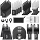 Buy Oscillating Saw Blades 30 Pieces Universal Multifunction Quick Release 8 Types of Blades Oscillating Tools for Wood Metal Plastic for Dewalt Milwaukee Hitachi Chicago Craftsman