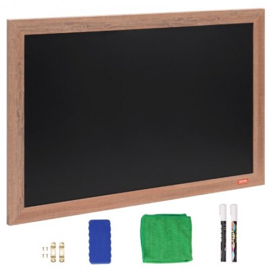 Buy Black Menu Board with Wooden Frame Wall Hanging 762 x 508 mm Chalkboard Message Board Magnetic Chalkboard for Restaurant, Bar, Cafe, Kitchen, Home Decor and Weddings