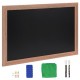 Comprar Quadro de menu preto com moldura de madeira pendurado na parede 762 x 508 mm Quadro negro com giz para mensagens Quadro negro magnético para restaurante, bar, café, cozinha, decoração de casa e casamentos