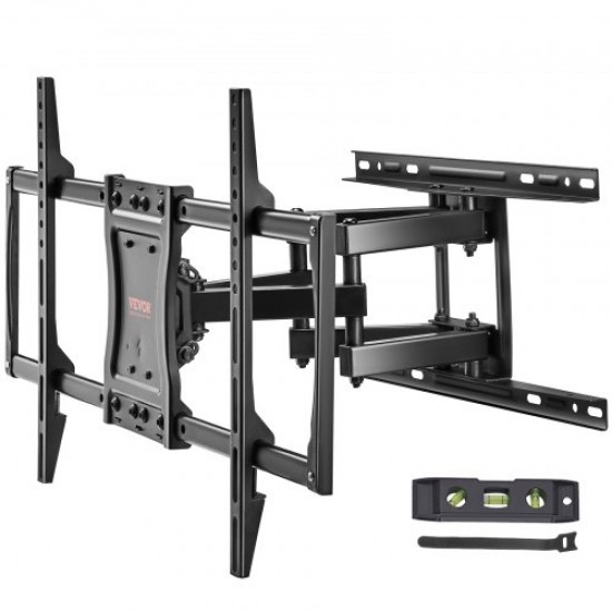 Comprar Soporte de Pared para Televisores de Pantalla de 37"-70" Carga de 60 kg Soporte de Acero al Carbono Inclinable y Giratorio VESA Máximo 600x400 mm con 4 Brazos Articulados para Casa Oficina