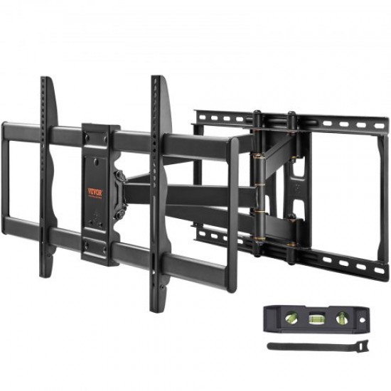 Comprar Suporte de Parede para TVs com Tela de 37"-90" Carga 75 kg Suporte em Aço Carbono Inclinável e Giratório VESA Máximo 600x400 mm com 4 Braços Articulados para Home Office