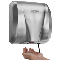 VEVOR Secador de Manos Eléctrico de alta Velocidad de acero inoxidable 1300 W