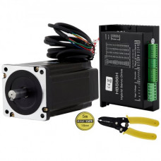 Servomotor Híbrido de Circuito Cerrado Nema34 12N.m 205mm Pico de Corriente 6A Kit CNC