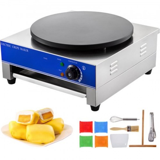 Koop Maak Dessert Banji 15,7 inch Krokante Banji-bak Melaleuca Cake Pannenkoekpan Productafmetingen 470x470x240 mm Elektrisch crêpeapparaat Antiaanbaklaag Rond Eén