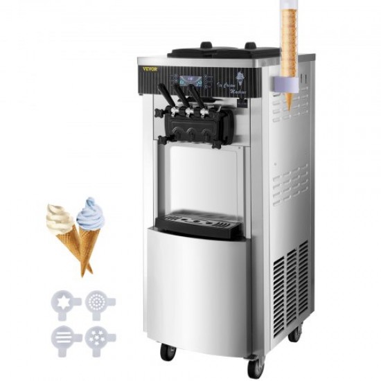 Comprar Máquina De Helado Suave 20-28l / H 2200w Pantalla Lcd Ice Cream Machine