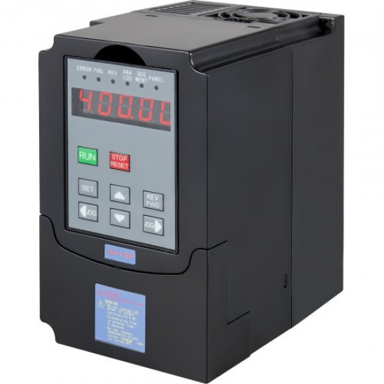 Купити Vfd Drive 5.5kW 220V Частотний перетворювач 1 або 3 фази входу 3 фази виходу Швидкість Частотний інвертор