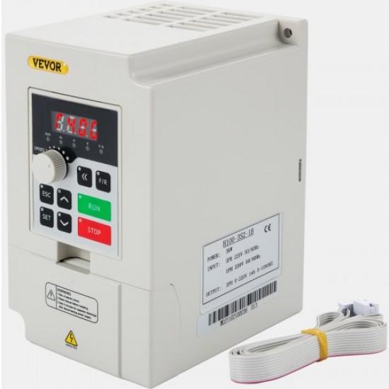 Buy 3kW Variable Frequency Drive 1 or 3 Phase 4HP Frequency Inverter VFD Variable Speed Controller -5~40°C in Machines