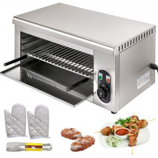 VEVOR Salamandra eléctrica elevable 4000W Cocina industrial Pollo de barbacoa 50-300 ° C